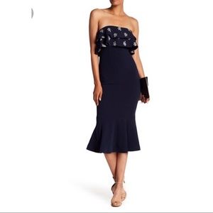 NWT Cinq a Sept Navy Blue Eza Dress Size 4
